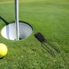 3 Balls Golf Ball Rack Aluminum Zinc Zinc Alloy Golf Ball Carrying Self Practical Golf Ball Holder  Backpack