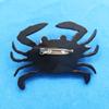 Blucome Nouă broșă acrilică cu animale Broșă drăguță cu crab pentru femei, bărbați, costum, eșarfă, pălărie, ace de rever