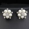 Artificial Pearl Necklace Set 2Pcs/Set Imitation Jewelry Retro Style Flower