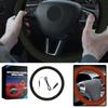Quick Heated Steering Wheel Cover Rapid Heating Up Thermal Protection Universal for 14.5-15.5" Diameter Automobile