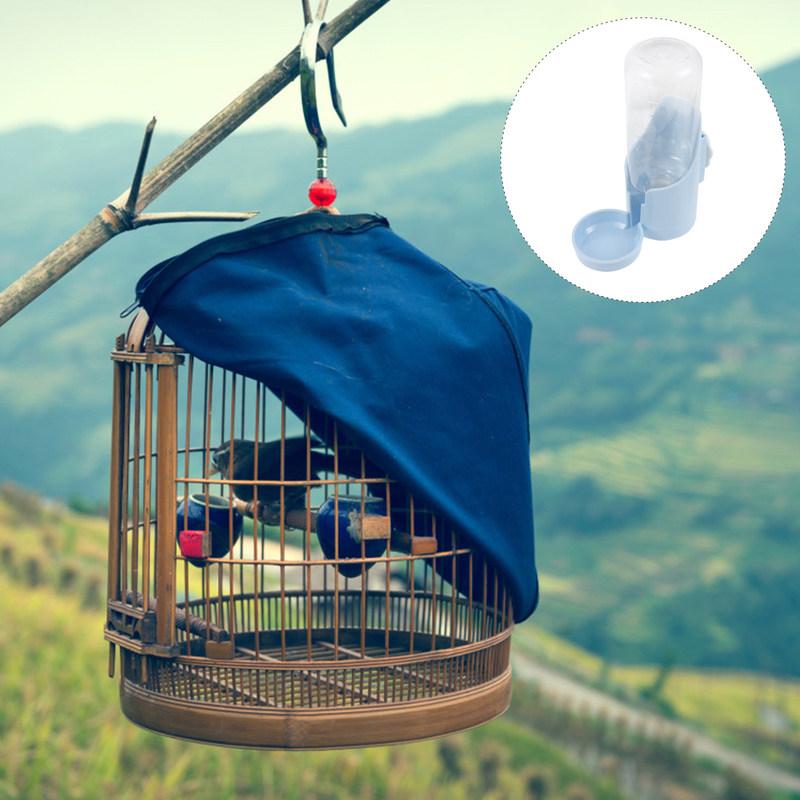 Automatic Hanging Bird Water Feeder High Quality Plastic Drinking Bottle Dispenser Parrots Cage Continuous Water Supply Easy
