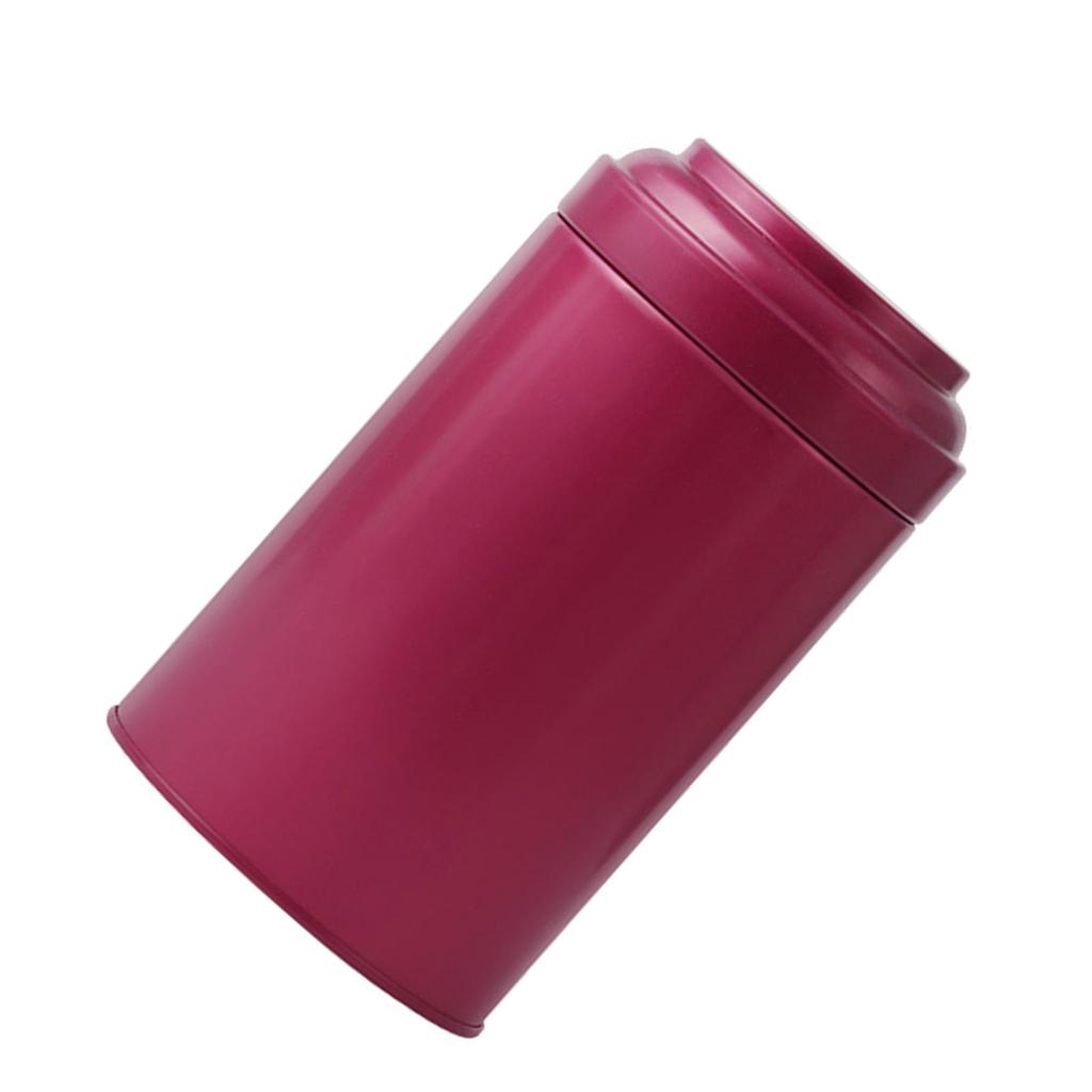 Tea Canister Storage Container Box Tinplate Bottle for Loose Leaf Tea Coffee Bean Storing Short Tins Housewife Gift