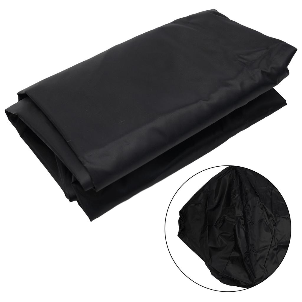 Heavy Duty Polyester BBQ Grill Cover for Weber Q1000 Q2000 Series Gas Patio Protects Against All Weather Elements and Dust