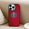 EMT EMS Ambulance  Phone Case For iPhone17, 16,15,14,13,12 Pro Max Black Candy Matte Shockproof Cover