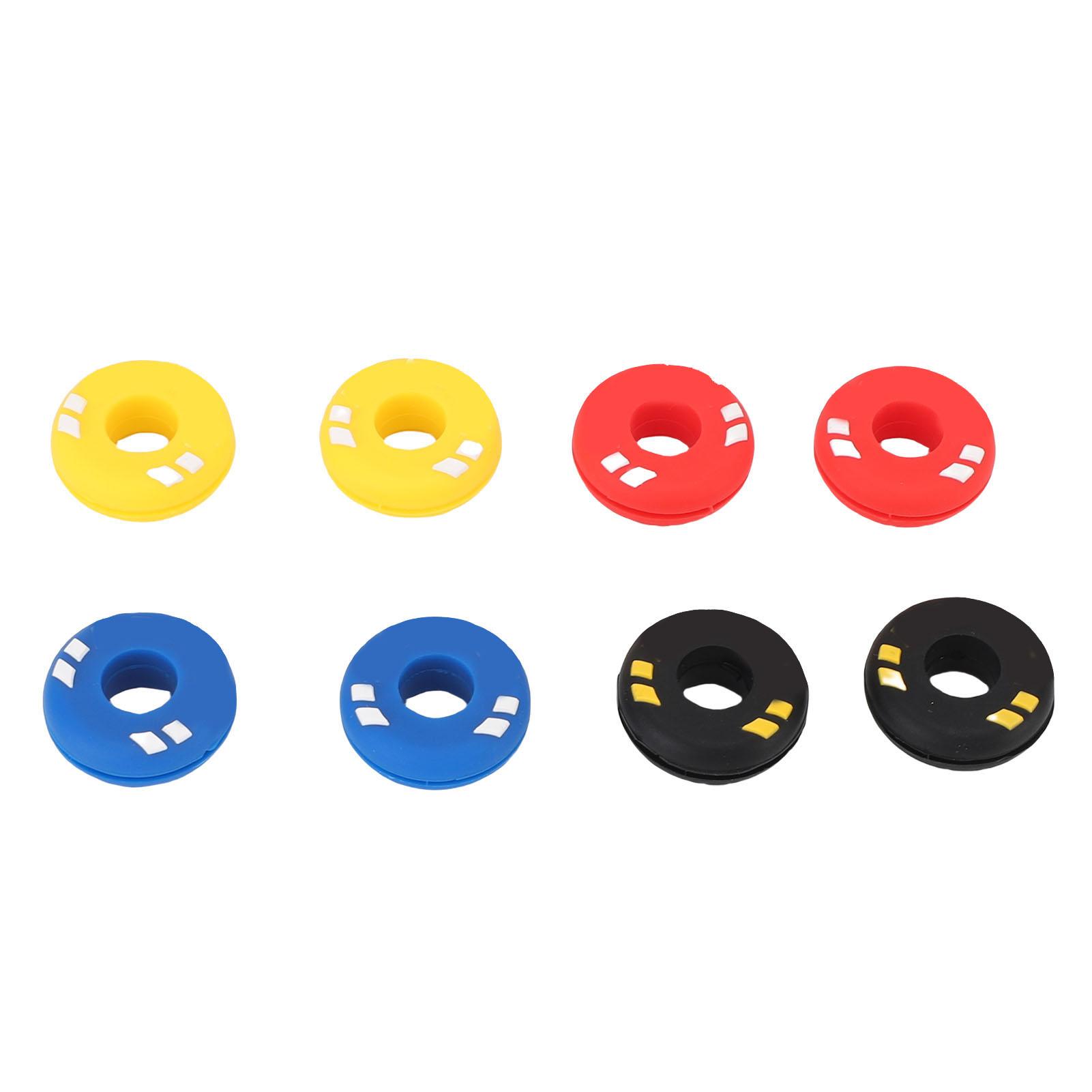 8 шт. Резиновый виброгаситель для теннисной ракетки, 4 цвета, Теннисный амортизатор для тренировок и выступлений