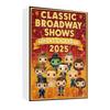 Classic Broadway Shows Advent Calendar 2025, 24 Days Countdown Calendar With Iconic Musical Character Collectibles