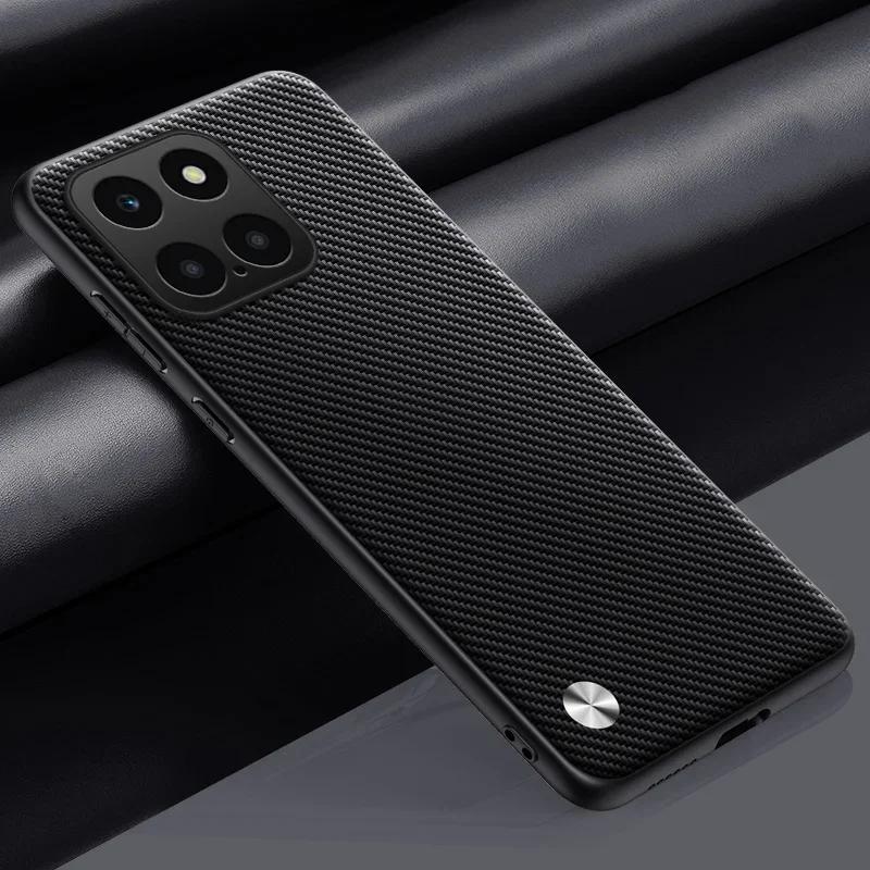 

Luxury PU Leather Case For Honor X5B Back Cover Matte Silicone Shockproof Full Protection Phone Case For Honor X5B Plus Coque For Honor X5B