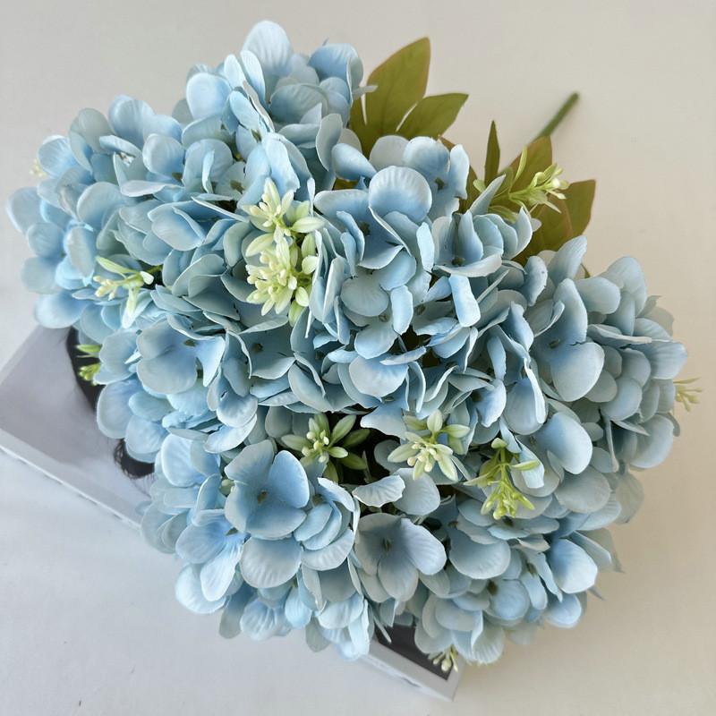 Decorazione Sfera Ortensia Artificiale Matrimonio Hotel Percorso Materiale Floreale Tessuto Per Uso Domestico ed Eventi