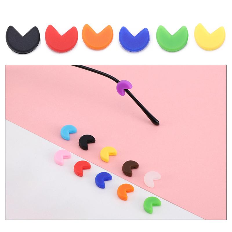 5 Pairs / Package Silicone Anti-slip Holder for Glasses Accessories Ear Hook Sports Eyeglass Temple Tip Stoppers Eyewear Hook