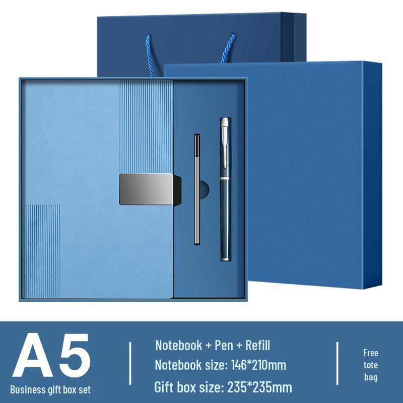 Customizable Cross-Border Gift Set: Notebook & Thermos for Office Meetings & Daily Use