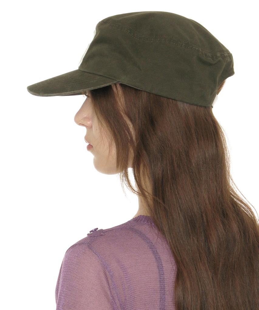PARTIMENTO WOMEN Pw Symbol Pillbox Cap_Brown