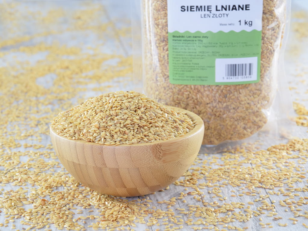 Siemię Lniane Złote (1Kg) - Migogroup