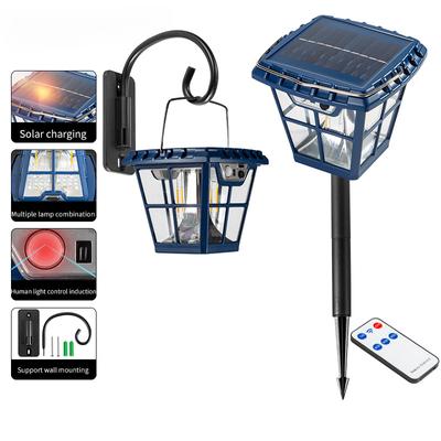 Έξυπνος αισθητήρας Solar Power Led Φωτιστικό Εξωτερικού Φωτισμού Ρετρό Φωτιστικό Τοίχου Φωτιστικό Κήπου Αδιάβροχο φωτιστικό γκαζόν δρόμου