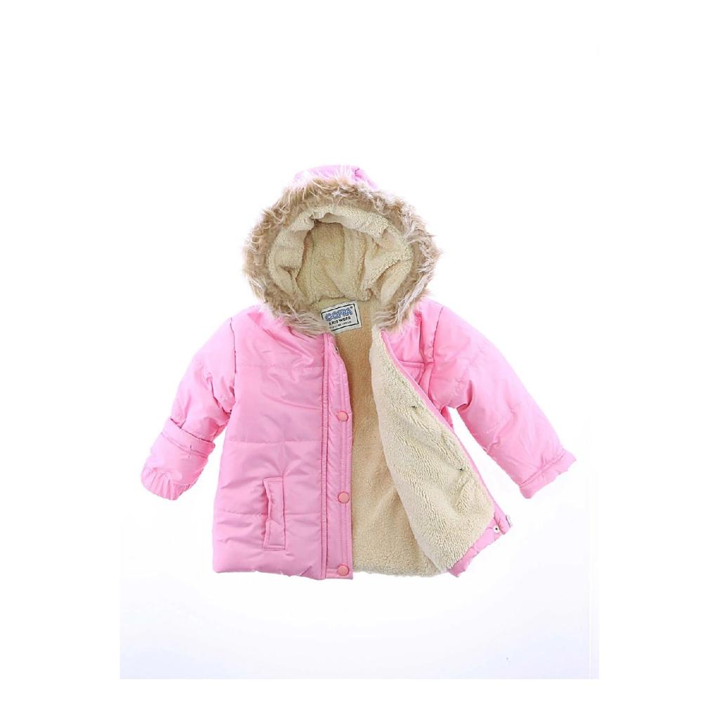 Welsoft Fur Hooded Pants Coat Coat Winter Children Ski Cosmonaut