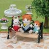 EPOCH Sylvanian Families Maple Cat Family Doll Set with Accessories, 3 Figures, Collectible Toy