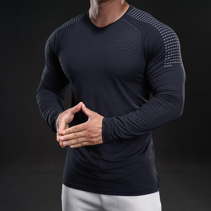 Long-sleeved Tights for Men's Outdoor Sports Running Fitness Training Muscle Quick-drying Top