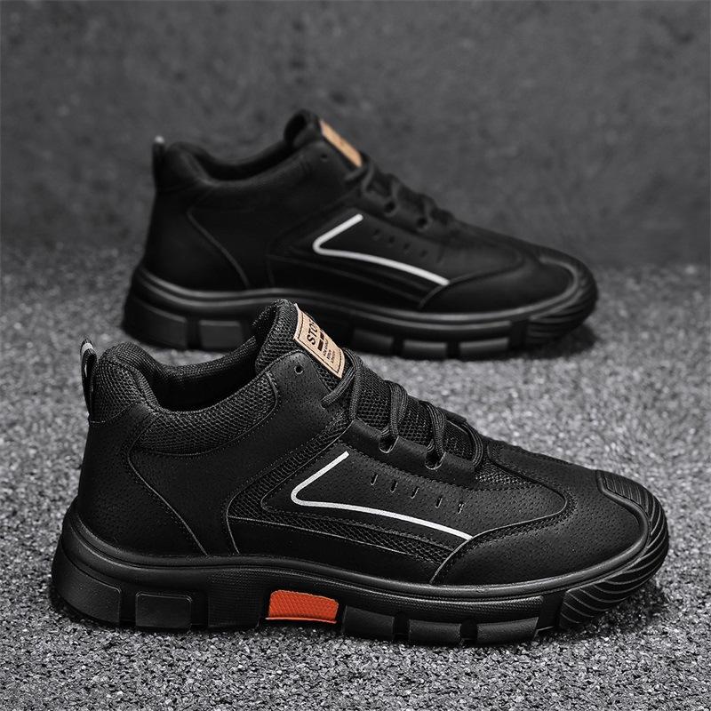 Fashion Men's Sneakers Fashion Casual Shoes For Men Outdoor Wear-resistant Hiking Shoes New Working Safety Shoe Man Zapatillas De Hombre
