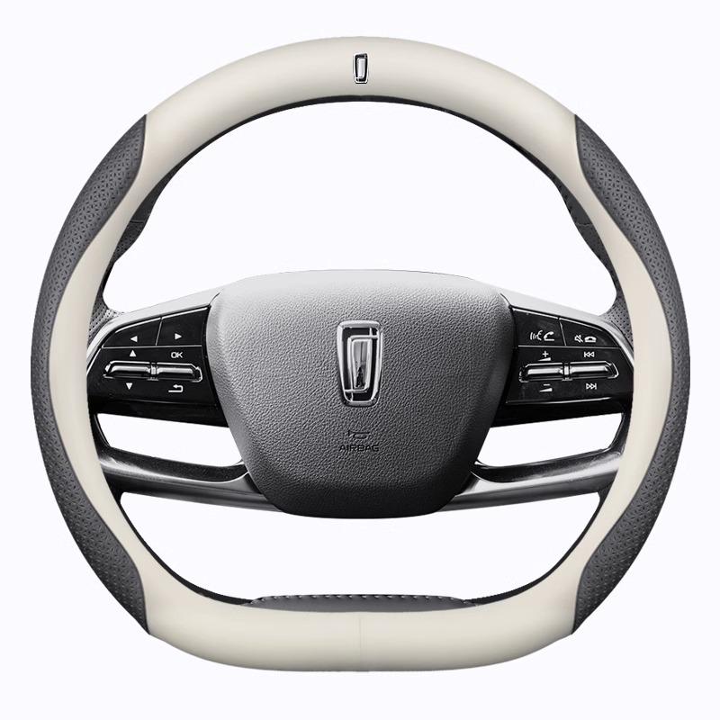 Besturn Genuine Leather & Suede Steering Wheel Cover for B70S, T99, T77, T33, E01, T55, B30