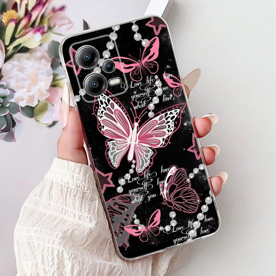 Case For Xiaomi Poco X5 / Poco X5 Pro 5G Cover New Design Popular Cartoon Soft Silicone Transparent Fundas For PocoX5 X 5 Bumper