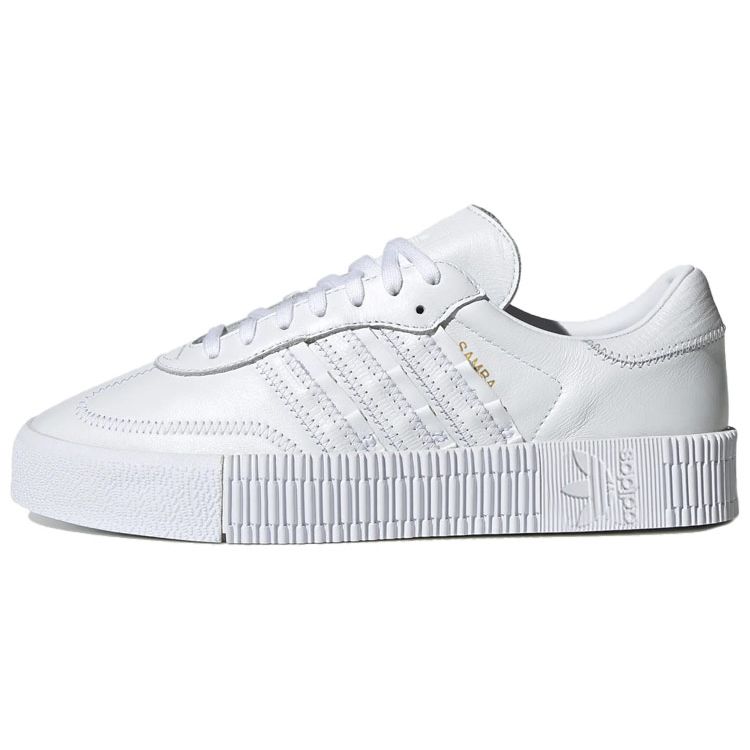 

adidas J KOO x Sambarose Cloud Белые женские кроссовки золотисто-металлик FV7420
