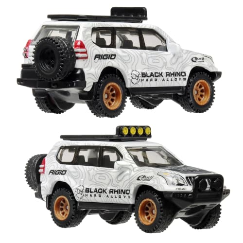 Hot Wheels Premium 2 Pack Mercedes-Benz Sprinter Tourer / '05 Toyota Land Cruiser Prado [Mini Car] [3 years old and up] HRR76
