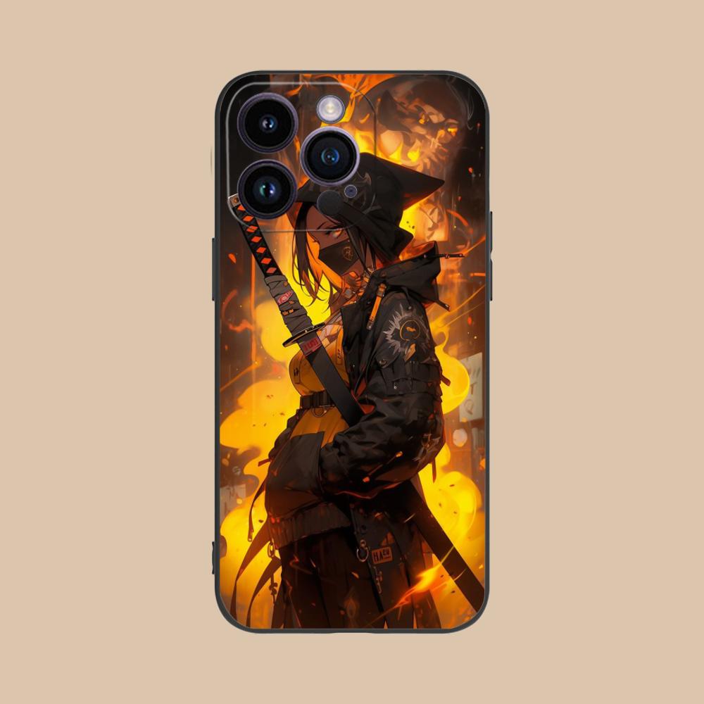 

Чехол для мобильного телефона с аниме-девушкой для iPhone 17 16 15 14 13 12 11 X XR XS 8 7 Air Pro Max Plus Mini Цветной чехол Красивый iPhone17