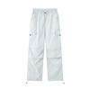 Ice Silk Quick Drying Pants For Women, Dopamine Loose Wide Leg Paratroopers, Windproof, Waterproof, Breathable, Ultra Light Sunscreen Pants