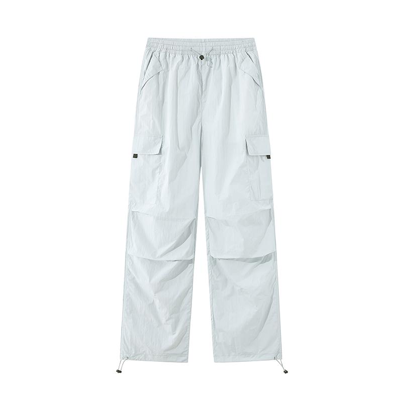 Ice Silk Quick Drying Pants For Women, Dopamine Loose Wide Leg Paratroopers, Windproof, Waterproof, Breathable, Ultra Light Sunscreen Pants