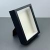 3D Hollow Shadow Box Dried Flower Display 7 Inch Tabletop Black