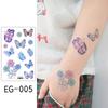 Ruikalong Cartoon Mermaid & Butterfly Glitter Tattoo Stickers for Children