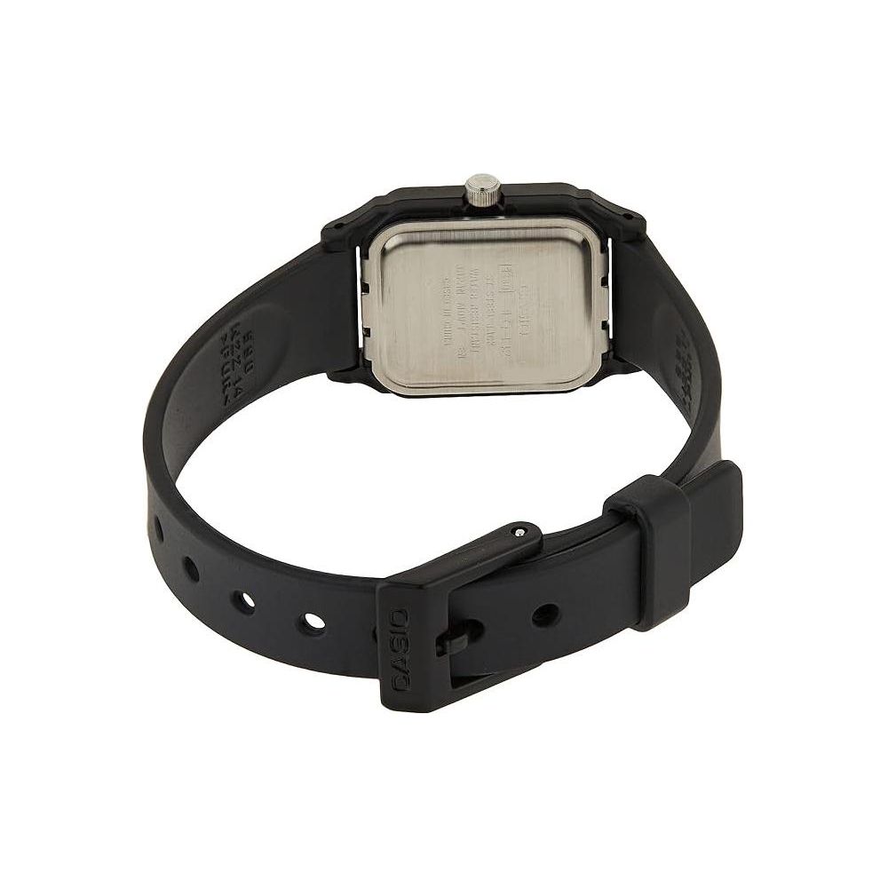Casio Youth Series Square Three-Hand Minimalist Fashion Business Classic Pointer Square Dial Student Waterproof Quartz Movement Resin Strap LQ-142-7E