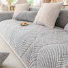 Winter Living Room Non-slip Warm Plush Sofa Cushion Couch Sofa Covers Solid Slipcover Funda Sofa Mat