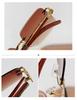 2026 Frameless Faux Wood Grain Leopard Head Men's Square Sunglasses with Leopard Temple.
