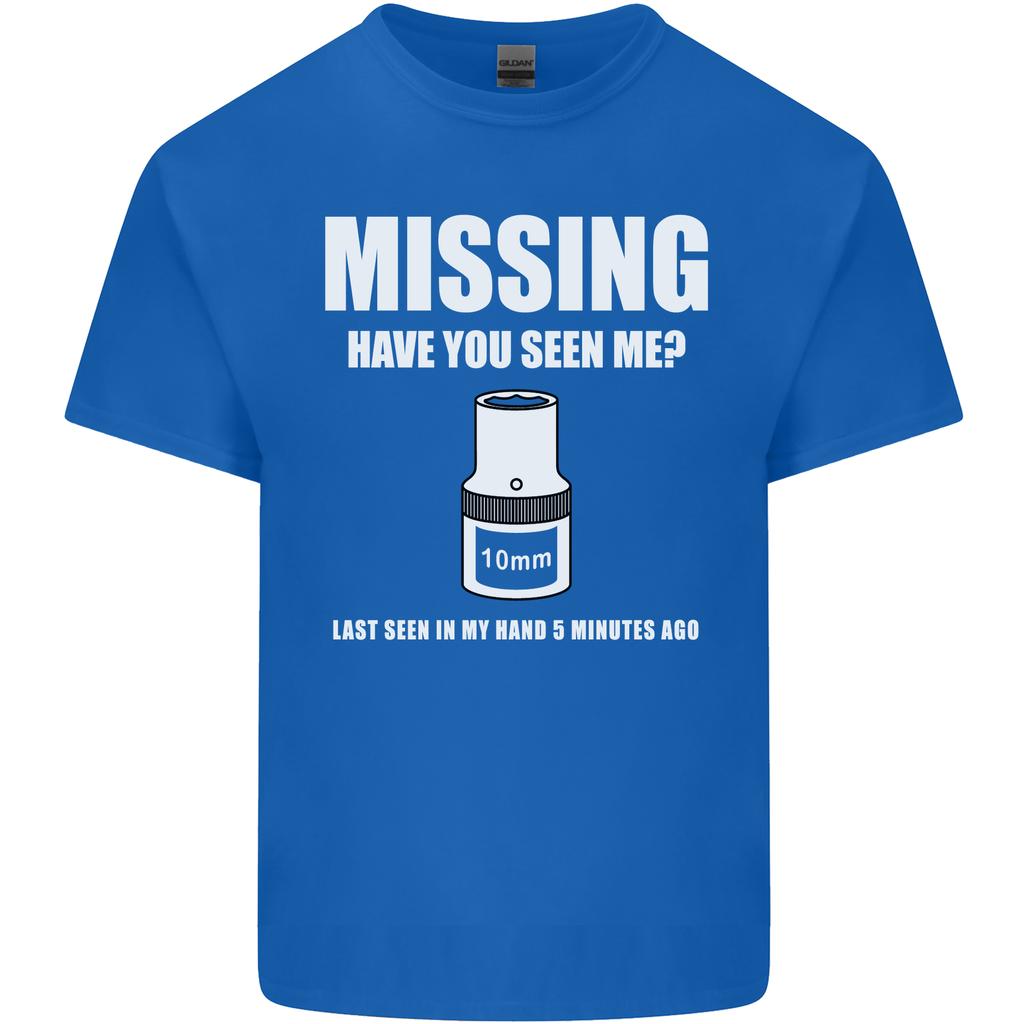 Missing 10 Mm Socket Funny Plumer Mechanic Unisexs Light Cotton Tshirt