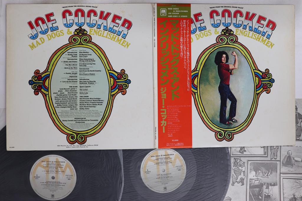 LP Record JOE COCKER - Mad Dogs & Englishmen AMP50012 A&M 1970 Japan Obi Rock Used