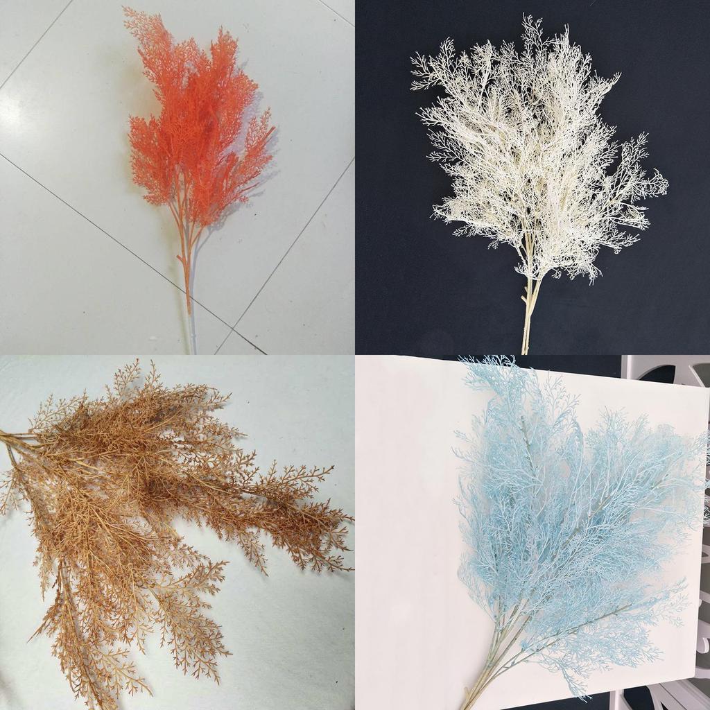 Mist Pine Plastic Floral Decor Faux Botanical Artificial Flowers For Wedding Home Centerpiece 80