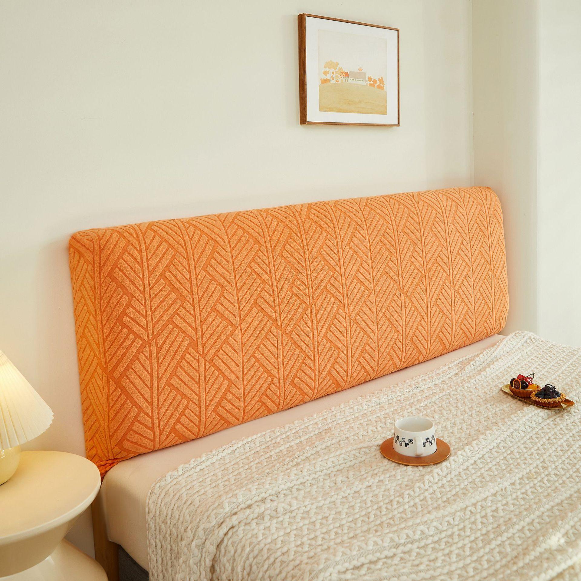 

Чехлы для изголовья кровати размера Queen Cal King Size, чехлы для изголовья кровати из жаккарда, пылезащитный защитный чехол для декора спальни L1.2M(1.1M-1.3M)X H0.6M