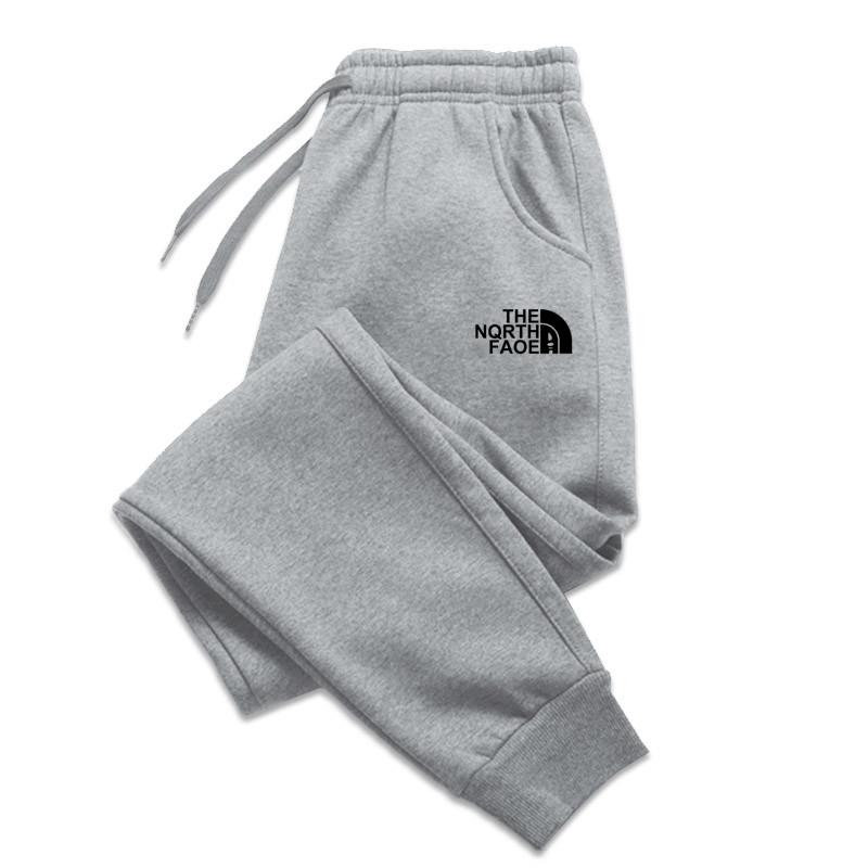 Herren Jogginghose Herbst und Winter Kordelzug Lässig Sporthose L schwarz/grau