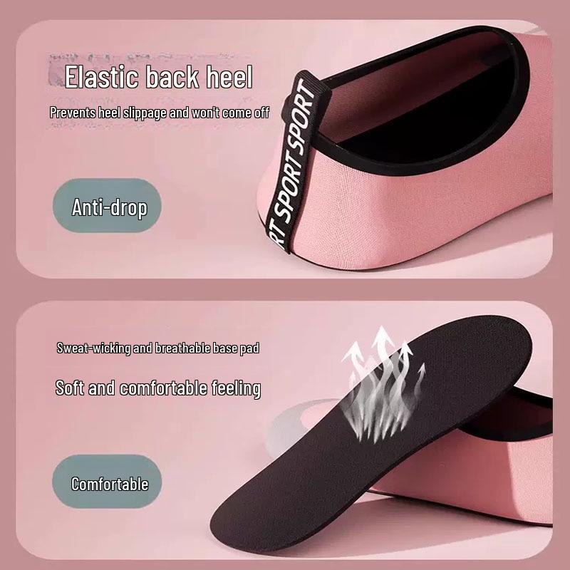 Damen Yoga & Pilates Rutschfeste Schuhe mit weicher Sohle für Indoor-Übungen, Seilspringen und geräuschloses Laufen.