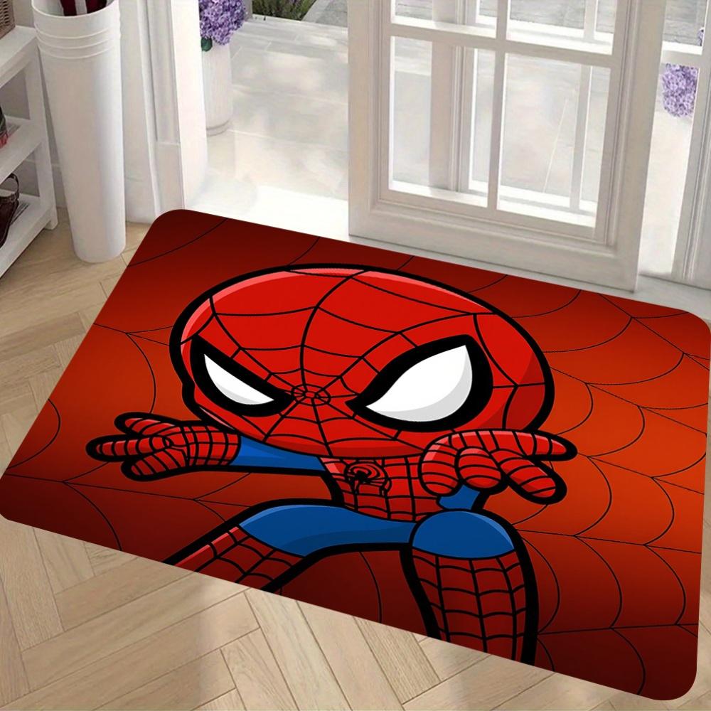 1pc Marvel Spider Man Themed Door Mat Non-Slip Floor Rug Perfect Gift for Valentine'S Day Birthdays And Multiple Holidays Suit