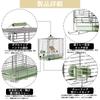 Bird Cage, Stainless Steel Transport Cage, Foldable Bird Cage, Bird Carrier Case, Medical Use, Sunbathing, Birdhouse, Small Bird, Transport, with Food