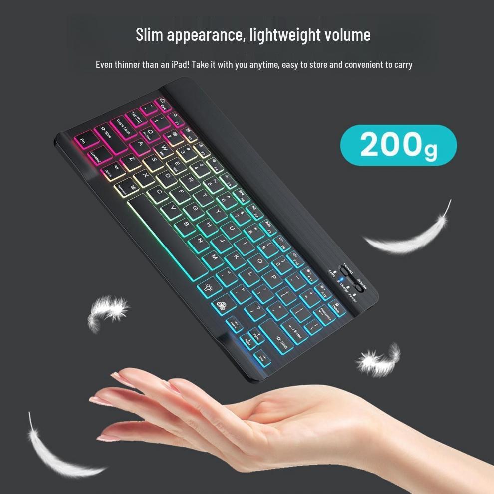 Colorful Bluetooth Magic Keyboard & Mouse Set for Mobile & Tablet