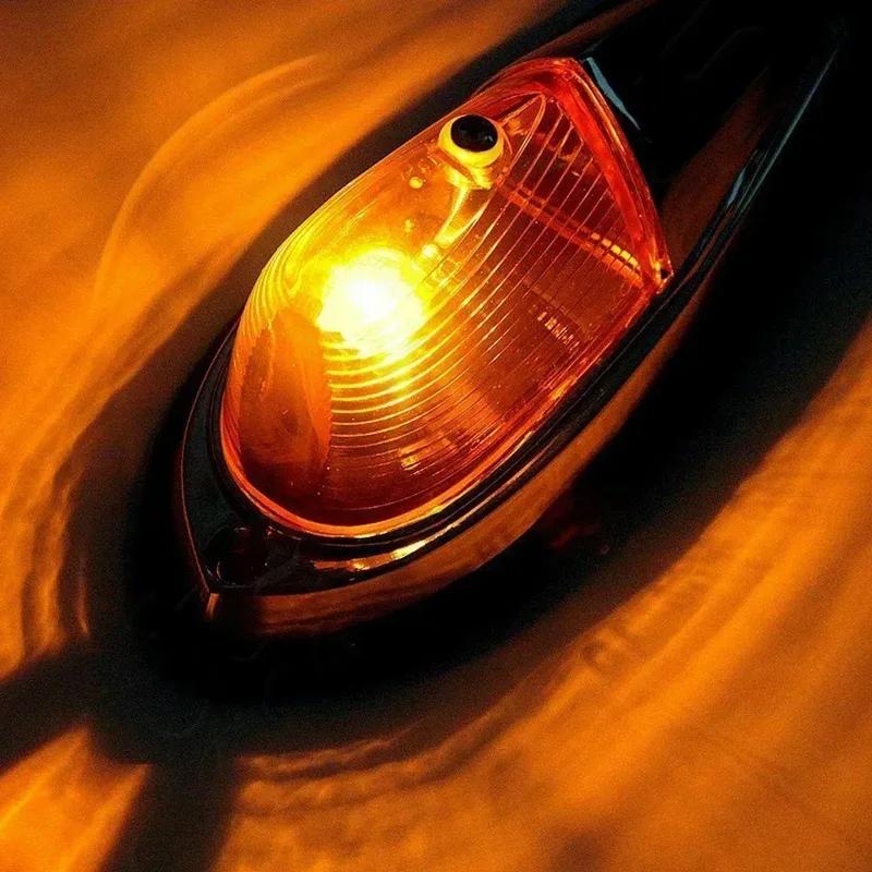 5pcs Car Amber Lights Cab Marker Roof Top Clearance Light For Dodge Ram Ford Truck Semi-Trailer Tractors Dump Truck