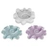 Creative Silicone Mold Jewelry Tray Moulds Helical Shape Silicone Texture Handmade Molds Perfect for Home Decorating