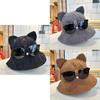 Cute Cartoon Bear Hat Women Sunglasses Spring Summer Sunshade Fishing Hat Men Outdoor Climbing Fishing Trendy