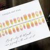Honey Yellow Daisy Gradient Short Fake Nails – Fresh Handmade Wearable & Removable Art