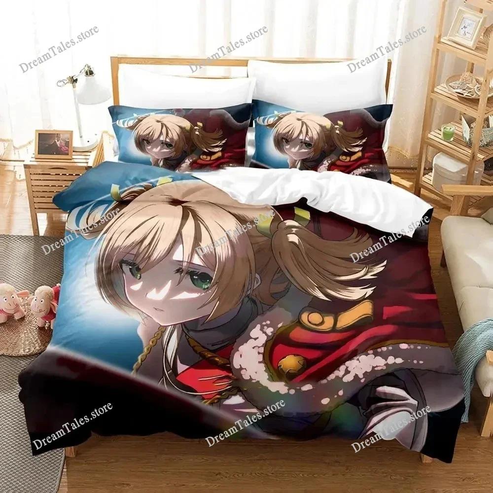 3D Printed Anime Revue Starlight Bedding Set Duvet Cover Bedroom Comforter Single Twin King _Size Quilt Cover Home Textiles