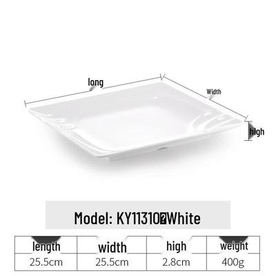 Commercial Melamine Square Plate