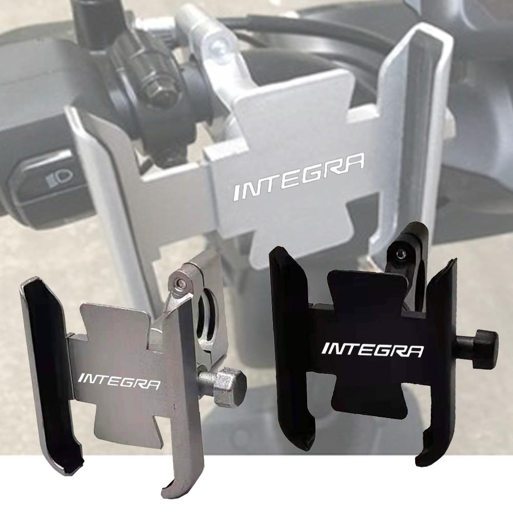 

Motorcycle Accessories handlebar Mobile Phone Holder GPS stand bracket For HONDA INTEGRA 750 D/C/T NC750D silver B