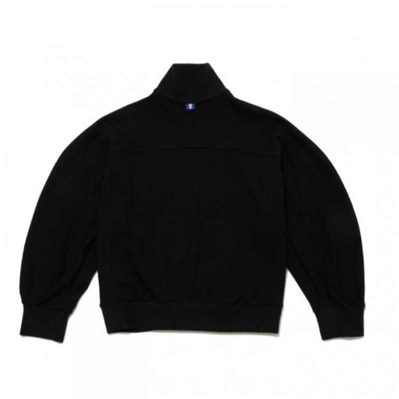 Blu DoT Half Zip T shirT Raglan Sleeve Bk